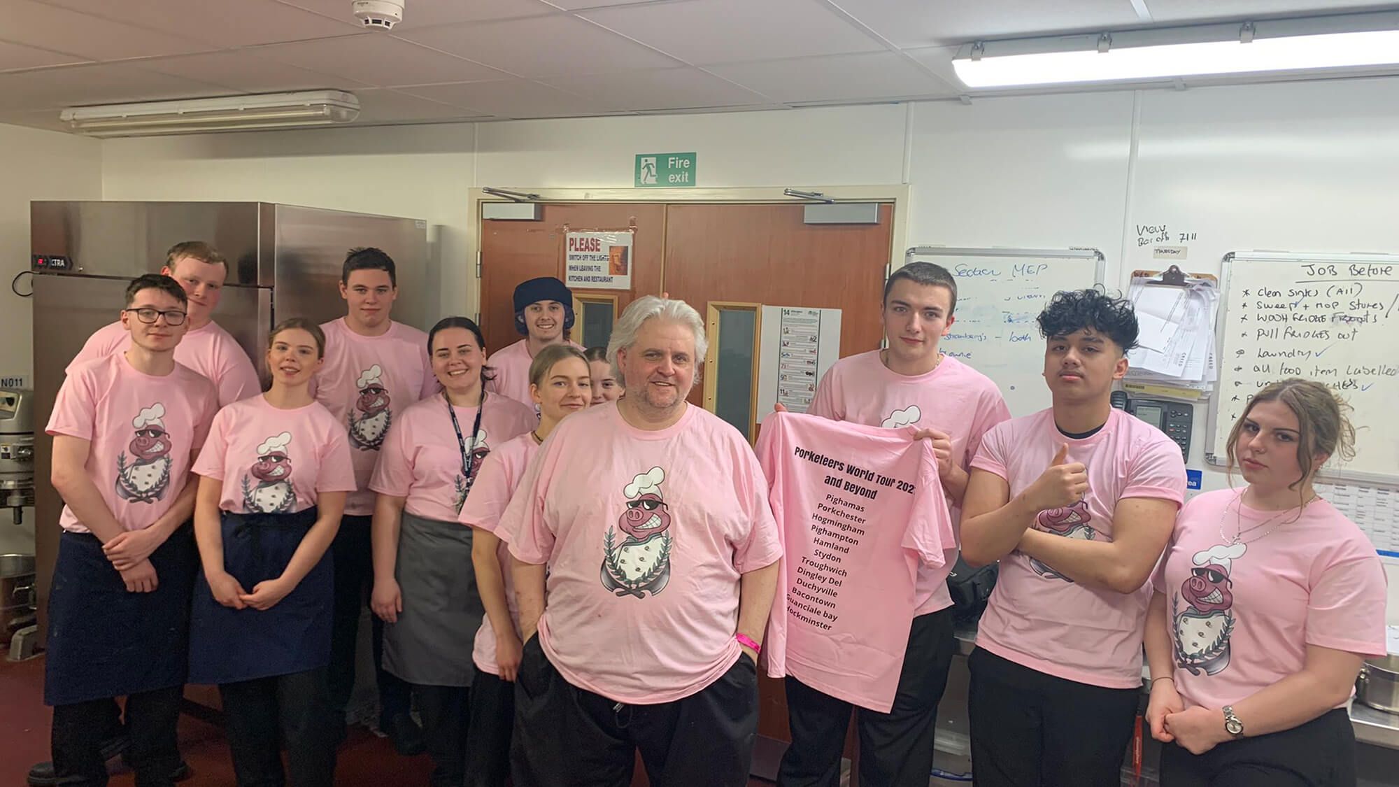Top chef shares porcine perfection with Loughborough College students